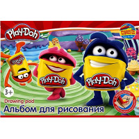 Альбом для рисования Play-doh  20 листов + 2 раскраски