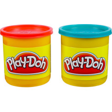 Набор из 2 банок пластилина Play - Doh -красный и синий (неоновый)