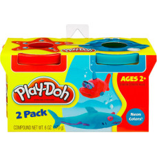 Пластилин: 2 банки в упаковке, Play Doh